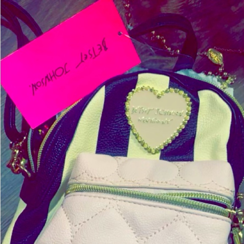 BETSEY JOHNSON mini backpack NEW WITH TAGS